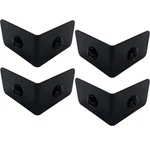 4 Pcs Black Metal Corner Protector, Decorative Right Angle Brackets Fo.... Fixed Price $17.09.