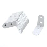 20PCS Iron Bracket Joint Right Angle Heavy 1.5"X1.5"X0.71" White. Fixed Price $20.23.