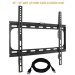 Koramzi KWM989F Fixed Wall Mount 400X400 Vesa Fits 26-55" Tv's. Fixed Price $21.52.