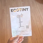 Ecotiny Floor Stand White Cable Management For Tvs Up To 65 HW273. Fixed Price $70.00.