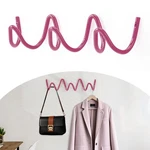 Coat Rack Wall Mount, Creative Wave Hooks 20KG Capacity, Easy Installati.... Fixed Price $43.59.