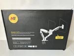 Nb North Bayou Universal Dual 22-32" Monitor Stand Swivel Arm Desk Mount G75-W. Fixed Price $76.47.