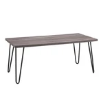 Ameriwood Home Owen Retro Coffee Table Distressed Gray Oak 5067096PCOM. Fixed Price $150.69.