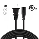 6FT Ul Listed Ac Wall Power Supply Cable For Tcl Tv 48FS4610 48FS3700 40FS3750. Fixed Price $11.99.
