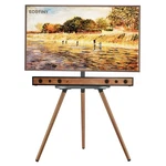 Ecotiny Tripod Tv Stand 43-65 Inch Swivel Vesa 400X400MM Portable. Fixed Price $154.99.