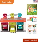 Battat Color Sorting Playset - Push & Go Cars For Ages 2+ Fun Learning Toy. Fixed Price $33.99.