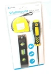 Ematic Wallmount Screw Driver Measuring Tape Level 3-PC Tool Kit ETQK302. Fixed Price $14.98.