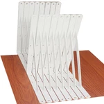 Mhmydz Pack L16 X 10 White Heavy Duty Shelf Brackets Screws Metal. Fixed Price $113.40.