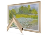 Pale Gold Prismatic 32" Alloy Deco Tv Frame - Compatible Samsung Only. Fixed Price $129.99.
