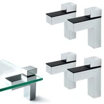 Awen 4PCS Solid Metal Adjustable Wood/glass Bracket Wall Mount,shelf Ho.... Fixed Price $30.42.