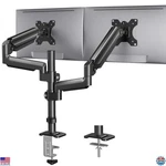 Dual Monitor Mount For 32" Screens, Adjustable Arm, Vesa 75/100MM, Tilt/swivel. Fixed Price $75.44.
