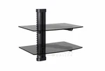 Adjustable Dual Shelf Wall Mount For Tv Component Cable Box Consoles Dvd Bracket. Fixed Price $41.26.