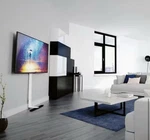 Avf FL601LTW-T Universal Against The Wall Standing Tv Mount Up To 80 White. Fixed Price $100.00.