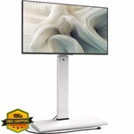 Fitueyes Floor Tv Stand Swivel, 32-65" Mount Height Adj, Power Outlet. Fixed Price $149.74.