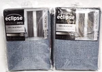 Pair 40X108 Eclipse Walken Absolute Zero 100% Blackout Curtain Panels - Ocean. Fixed Price $22.99.