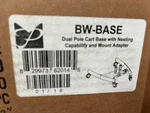Premier Mounts Dual Pole Cart Base With Nesting Capability And Psd-hdca Ad. Fixed Price $225.00.