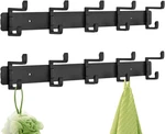 Decluttr 2 Pack Coat Rack Wall Mount, 5 Heavy Duty Hooks For Hanging Entryway,. Fixed Price $18.29.
