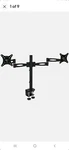 Mount-it! Dual Monitor Arms Desk Stand Fits 19-27 Inch Screens MI-725. Fixed Price $89.99.