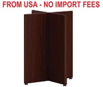 Hon Mod Traditional Mahogany Laminate X-base For 36" Round Conference Table Tops. Fixed Price $48.18.