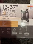 Wall Bracket Omnimount Fixed 13"-37" OS50F For Tv's Up Pounds. Fixed Price $19.34.