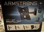 Armstrong Swivel & Tilt Universal Wall Mount Fits Most 17 To 42 Tvs New. Fixed Price $15.00.