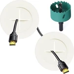 Riozoo Wire Hider Kit For Wall Mount Tv, In Cable Off White. Fixed Price $27.60.