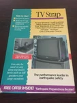 Tv #4065 Earthquake Straps Up To 25" Tube Television. Fixed Price $6.15.