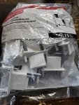 25PK- Rubbermaid FG3D32LWWHT Direct Mount Non-adjustable Closet System. Fixed Price $37.99.
