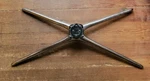 Samsung BN61-07745A 46"/55" Tv Stand Pedestal Quad Leg Base Chrome. Fixed Price $38.00.