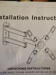 Mount-it! MI-2042L 20" To 43" Lcd Tv Wall Bracket. Fixed Price $16.95.
