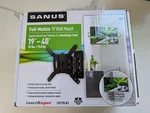 Sanus Full Motion Tv Wall Mount 19 -40 LSF110-B1. Fixed Price $44.95.