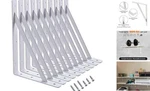 Home Master Hardware 12 X 8 Heavy Duty Shelf INCH-10PCS White. Fixed Price $70.50.
