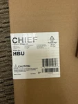 New Chief Hbu Heavy Duty Projector Ceiling Mount Bracket 250 Lb Capacity. Fixed Price $159.00.