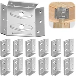 Surface Mount Corner Brackets For Desk, Coffee Table, Dining 12 Pcs, Silver. Fixed Price $33.11.