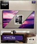 Sanus SA-IWB17-W1, 17" Tv Media In-wall Box White New!. Fixed Price $59.47.