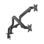 Dual Arm Tv Lcd Monitor Desk Mount Bracket Articulating Up Down Out Swivel. Fixed Price $43.99.
