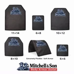 Bulletproof Body Armor Flexguard Level Iiia Soft Panel 6X6 (single). Fixed Price $40.00.
