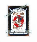 Metal Wall Art Play Boy Flour Tin Sign. Fixed Price $19.51.