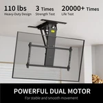Vivo Motorized Flip Down Pitched Roof Ceiling Tv Mount For 40" 85" Screen. Fixed Price $299.99.