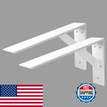 Walwe Countertop Support Bracket 20 Inch Heavy Duty Shelf Pack 3/8. Fixed Price $139.64.