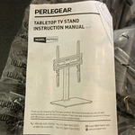 Perlegear Swivel Tabletop Stand, 32-60 Holds Up 88 Lbs PGTVS24 Mount. Fixed Price $19.95.