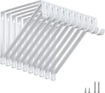 Home Master Hardware Heavy Duty Closet Shelf & Rod Brackets, 10 Pack, White. Fixed Price $59.75.