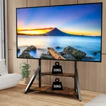 65-100 Inch Universal Large Floor Tv Stand For Home Office Metal Wood Combine. Fixed Price $239.93.