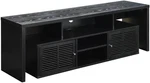 Lexington 65 Inch Tv Stand With Storage Cabinets Shelves, Black. Fixed Price $435.61.