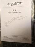 Open Box Ergotron Lx Wall Keyboard Arm (45-246-026). Fixed Price $110.99.