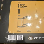 Zebo Post Mounting Bracket Black Yellow For Tv Stands & Mounts Mpn ZETYVA3044. Fixed Price $68.00.