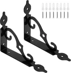 2 Pcs Decorative Shelf Brackets, Wall Mounted Shape Floating. Fixed Price $11.15.