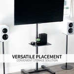 Vivo Clamp-on 14" X 10" Utility Shelf Pole Mount, Fits Tv Carts, Stands, & More. Fixed Price $29.99.