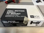 Wbox Technologies 0E-40AM1337 Full Motion Small Tv Mount Fits 13"-37". Fixed Price $29.99.