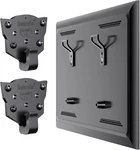 Tv Mount No Drill For Wooden Wall, Stud Easy Install With Sc. Fixed Price $70.78.
